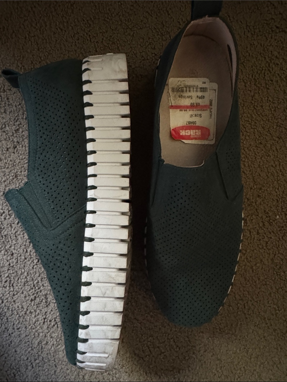 Ilse Jacobsen-Hornbaek Tulip Platform Slip-On Dark Green